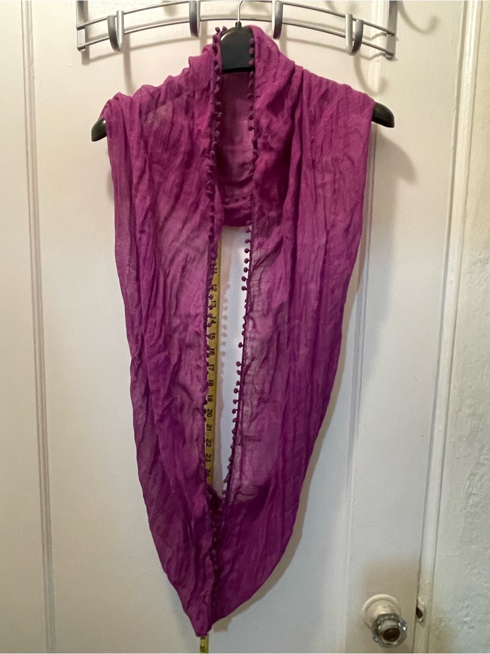 J. Crew Fuchsia Lightweight Infinity Scarf